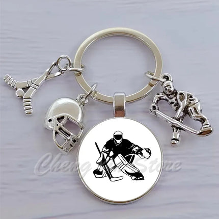 Hockey Keychain
