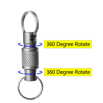 Titanium Quick Release Keychain