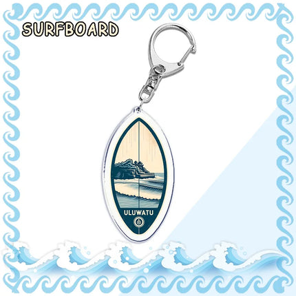 Surfing Keychain