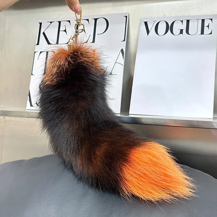 Fox Tail Keychain
