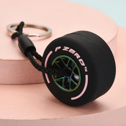 F1 Tire Keychain