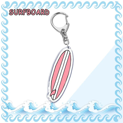 Surfing Keychain