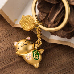 lucky-cat-keychain