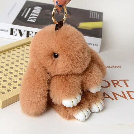 bunny-fluffy-keychain
