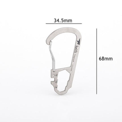 titanium-keyring