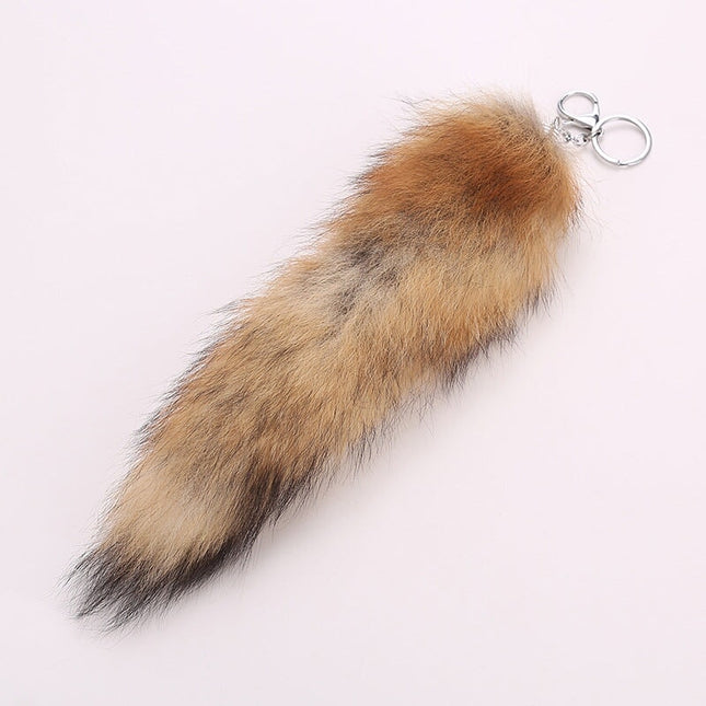 racoon-tail-keychain