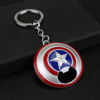 Captain America Bottle Opener Keychain