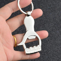 Hand Bottle Opener Keychain