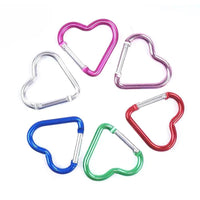 Heart Shaped Carabiner Keychain