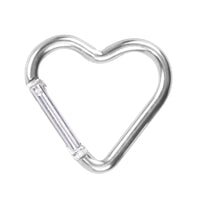 Heart Shaped Carabiner Keychain