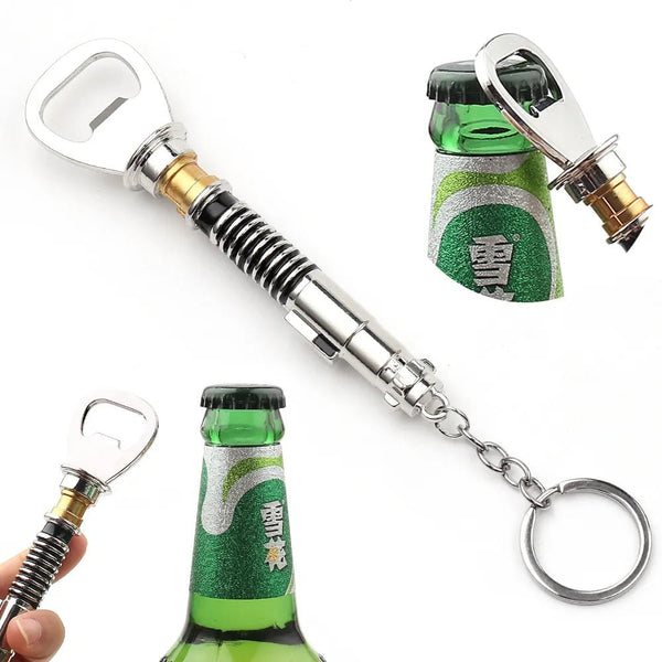 Lightsaber Bottle Opener Keychain