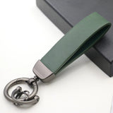 Men's Personalized Leather Keychain