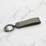 Men's Personalized Leather Keychain