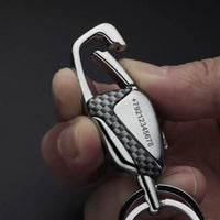 Men's Silver Keychain