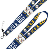 Navy Keychain Lanyard