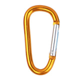 Orange Carabiner Keychain