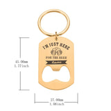 Personalized Bottle Opener Keychain