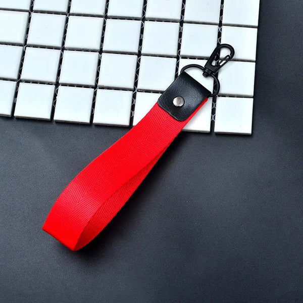 Red Wristlet Keychain