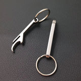 Silver Bottle Opener Keychain