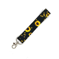 Sunflower Keychain Wristlet
