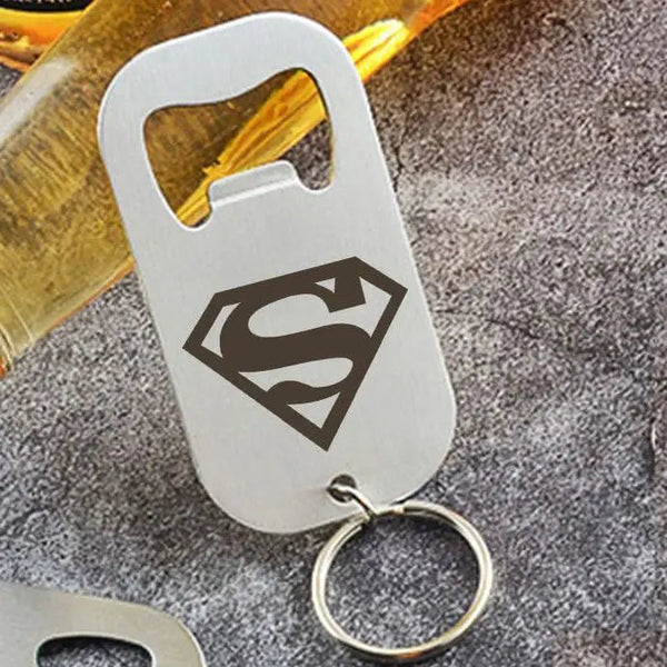 Superman Bottle Opener Keychain