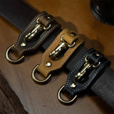 Western Belt Buckle Keychain