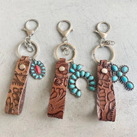 Western Keychain Wristlet