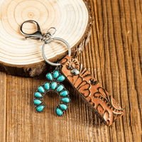 Western Keychain Wristlet