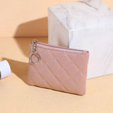 Women's Leather Keychain Wallet