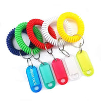 Wrist Coil Keychain With Tag